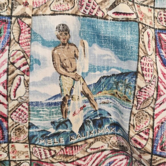 Vintage 90s Reyn Spooner 1994 Hawaiian Shirt Mele Kalikimaka Island Santa sz XL‎ - Picture 2 of 10